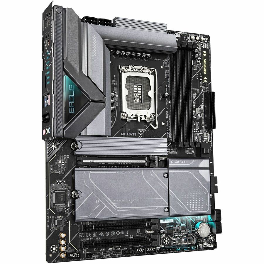 GIGABYTE Ultra Durable Z890 EAGLE WIFI7 Gaming Desktop Motherboard - Intel Z890 Chipset - Socket LGA-1851 - ATX GIGABYTE Ultra Durable Z890 EAGLE WIFI7 Gaming Desktop Motherboard - Intel Z890 Chipset - Socket LGA-1851 - ATX